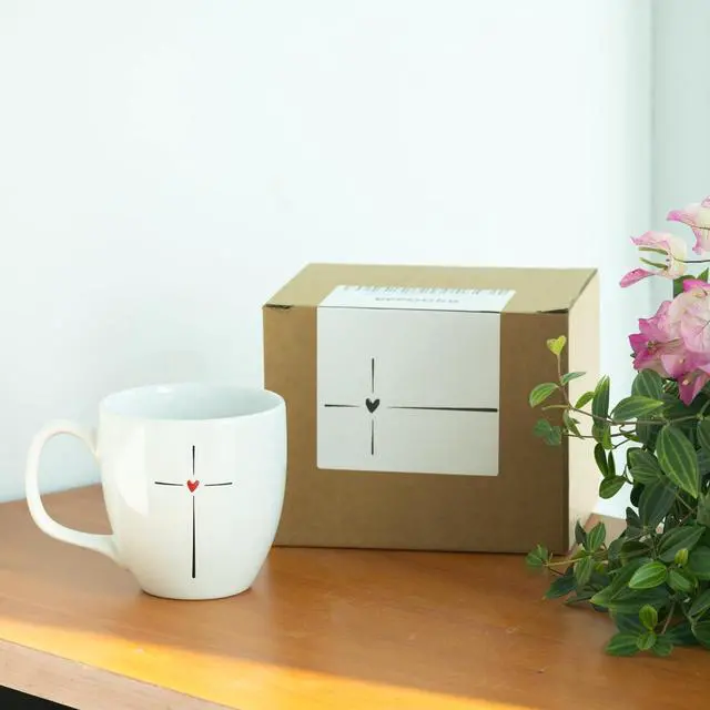 Main image of 16 Oz Mug, Christian Mug Cup For Coffee Tea Milk,White Mug for Men Women Office Work Gifts for Women Men Friend Birthday Microwave Dishwasher Safe Gift For Mother Father,Faith Bekind Design