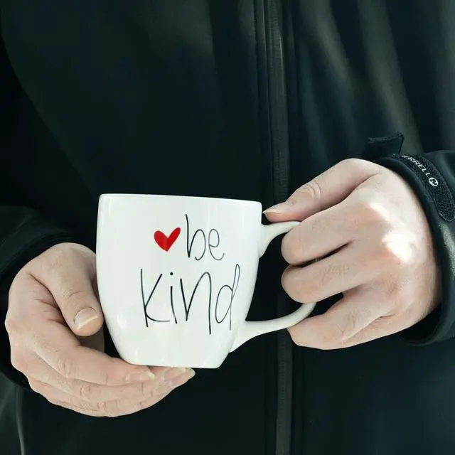 Alt view image 3 of 7 - 16 Oz Mug, Christian Mug Cup For Coffee Tea Milk,White Mug for Men Women Office Work Gifts for Women Men Friend Birthday Microwave Dishwasher Safe Gift For Mother Father,Faith Bekind Design