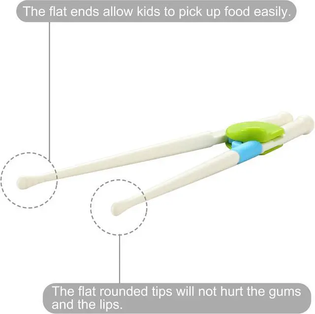 Alt view image 4 of 6 - PandaEar 2 Pairs Kids Training Chopsticks, Reusable Dishwasher Safe