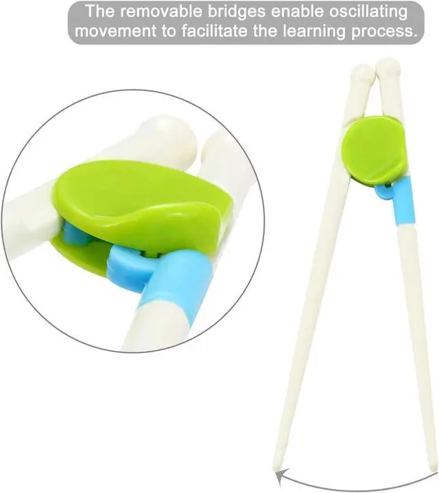Alt view image 5 of 6 - PandaEar 2 Pairs Kids Training Chopsticks, Reusable Dishwasher Safe