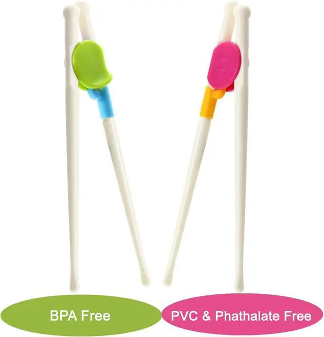 Alt view image 6 of 6 - PandaEar 2 Pairs Kids Training Chopsticks, Reusable Dishwasher Safe