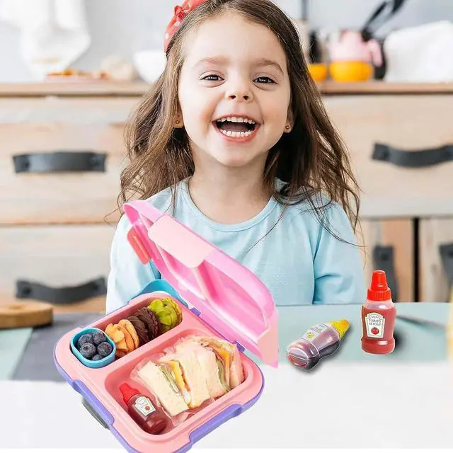 Alt view image 2 of 7 - 4 Pcs Mini Ketchup Bottle Containers for Lunch Box, Kids Lunch Accessories