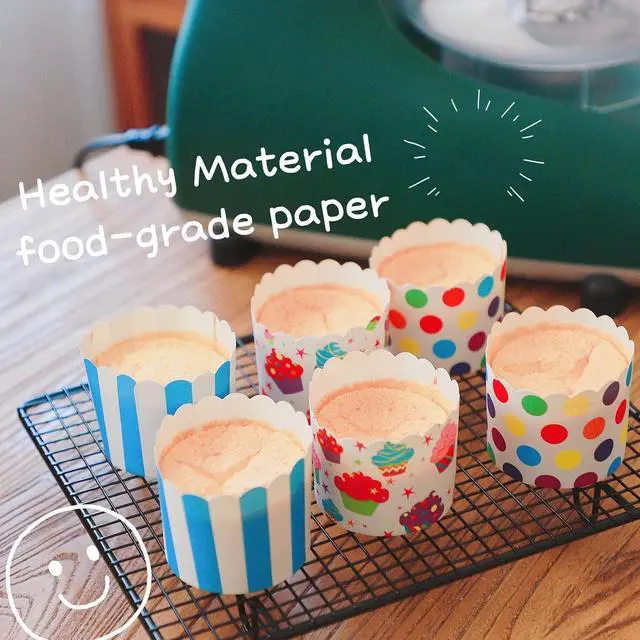 Alt view image 5 of 7 - 100-Pack Disposable Wrappers Large Paper Cake Baking Cup Cupcake Muffin Cases Birthday Party Decoration