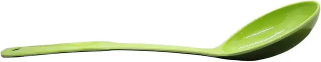 Alt view image 2 of 3 - Handy Housewares 12.5" Long Handled Colorful Melamine Slotted Serving Spoon (Green, 1 Pack)