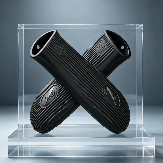 Alt view image 3 of 7 - Cbiumpro 2 Pack Heatproof Cast Iron Handle Cover Holder for Hot Skillet Pan