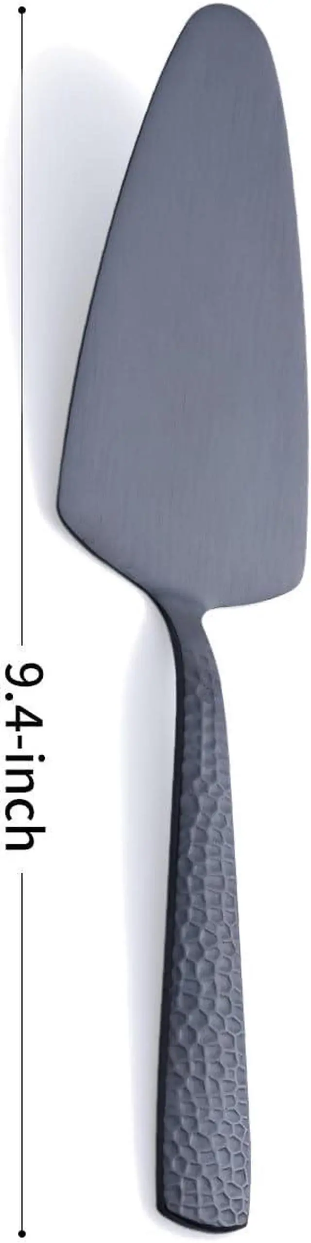 Alt view image 3 of 6 - Matte Black Cake Pie Server Set