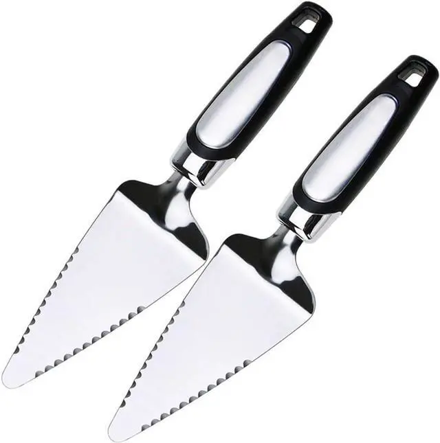 Main image of Tosnail 2 Pack Stainless Steel Pie and Cake Cutter Cake Server