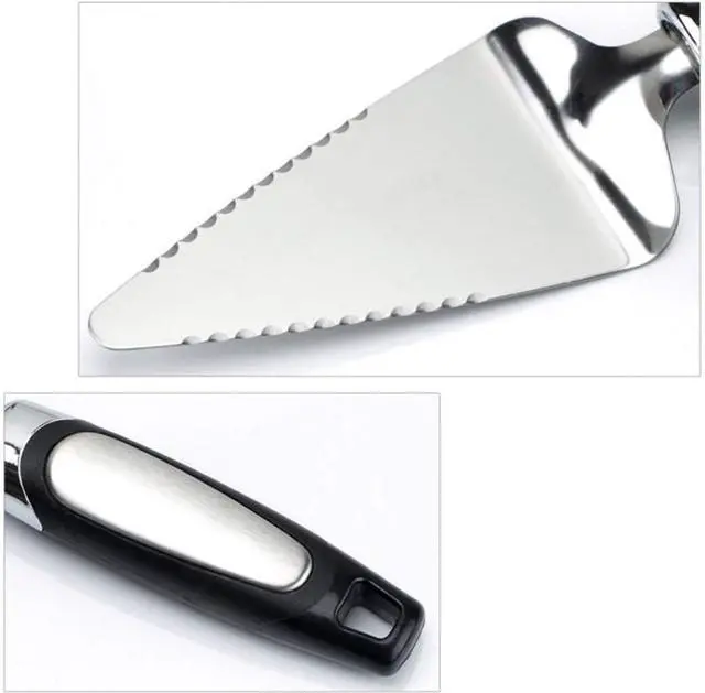 Alt view image 2 of 6 - Tosnail 2 Pack Stainless Steel Pie and Cake Cutter Cake Server