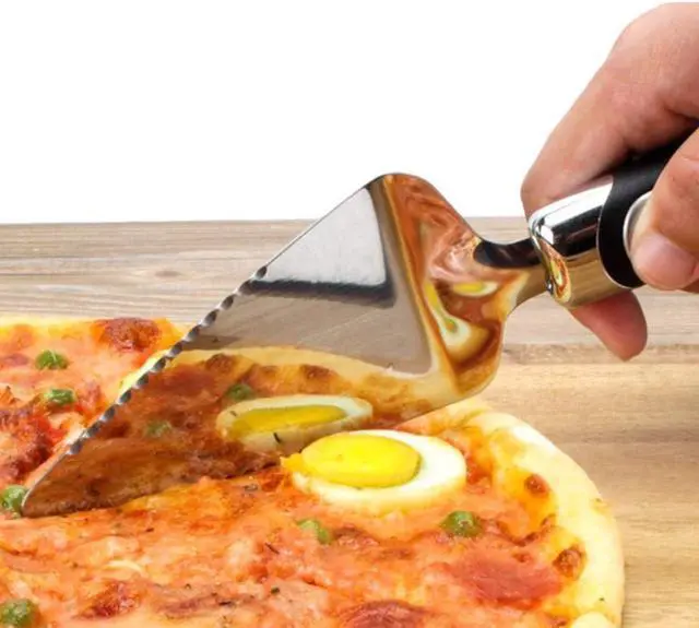 Alt view image 4 of 6 - Tosnail 2 Pack Stainless Steel Pie and Cake Cutter Cake Server
