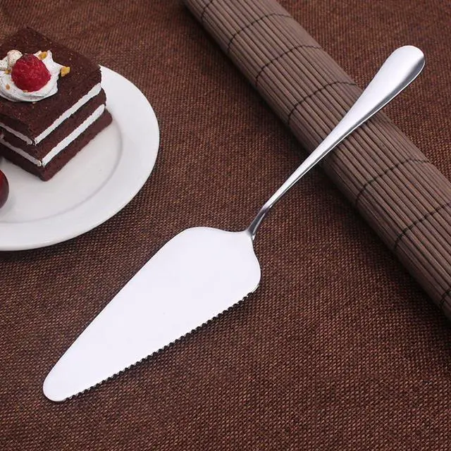 Alt view image 3 of 6 - YTYKINOY Pack of 5 Stainless Steel Pie Pizza Cake Pastry Server 8.9inch Pie Pizza Cake Dessert Shovel Cutter