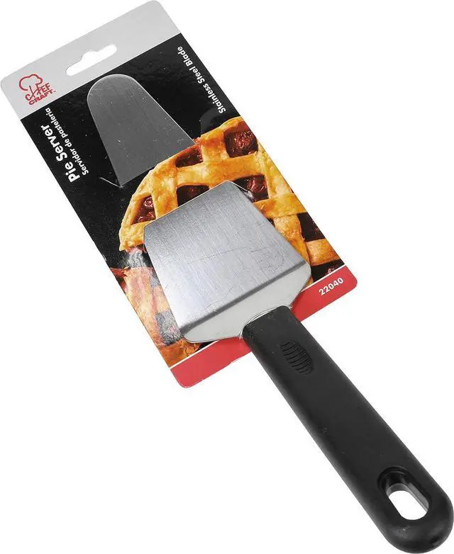 Alt view image 3 of 3 - Chef Craft Select Pie Server, 9.5 inches in length, Stainless Steel/Black