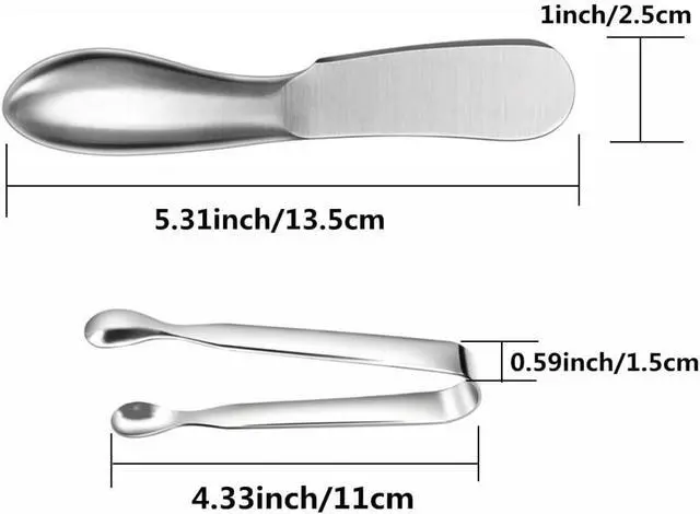 Alt view image 2 of 6 - Spreader Knife Set,6-Piece Cheese and Butter Spreader Knives