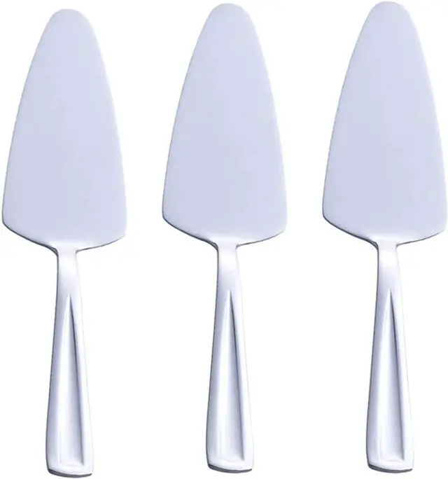Main image of GoGeiLi Pie Cake Server, 9.3-inch Stainless Steel Pizza Pastry Server Set of 3, Dishwasher Safe