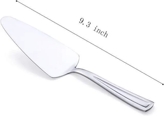 Alt view image 2 of 7 - GoGeiLi Pie Cake Server, 9.3-inch Stainless Steel Pizza Pastry Server Set of 3, Dishwasher Safe