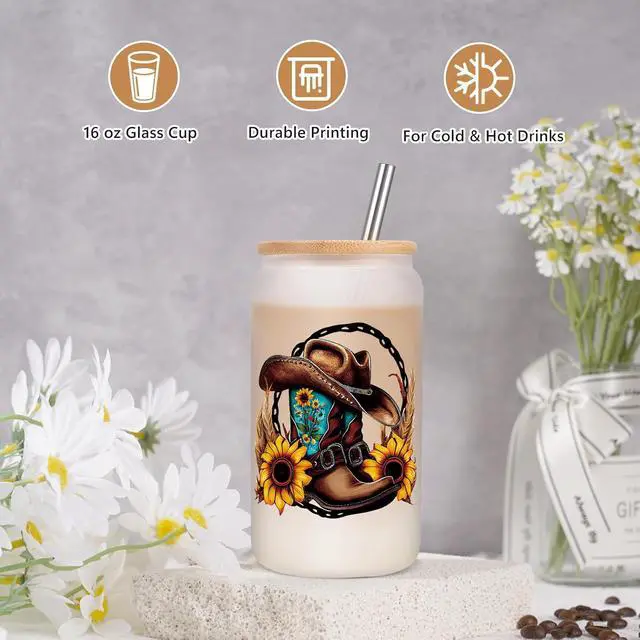 Alt view image 3 of 7 - LEADO Western Cowgirl Hat Cup - Country Girl Gifts, Western Gifts for Women