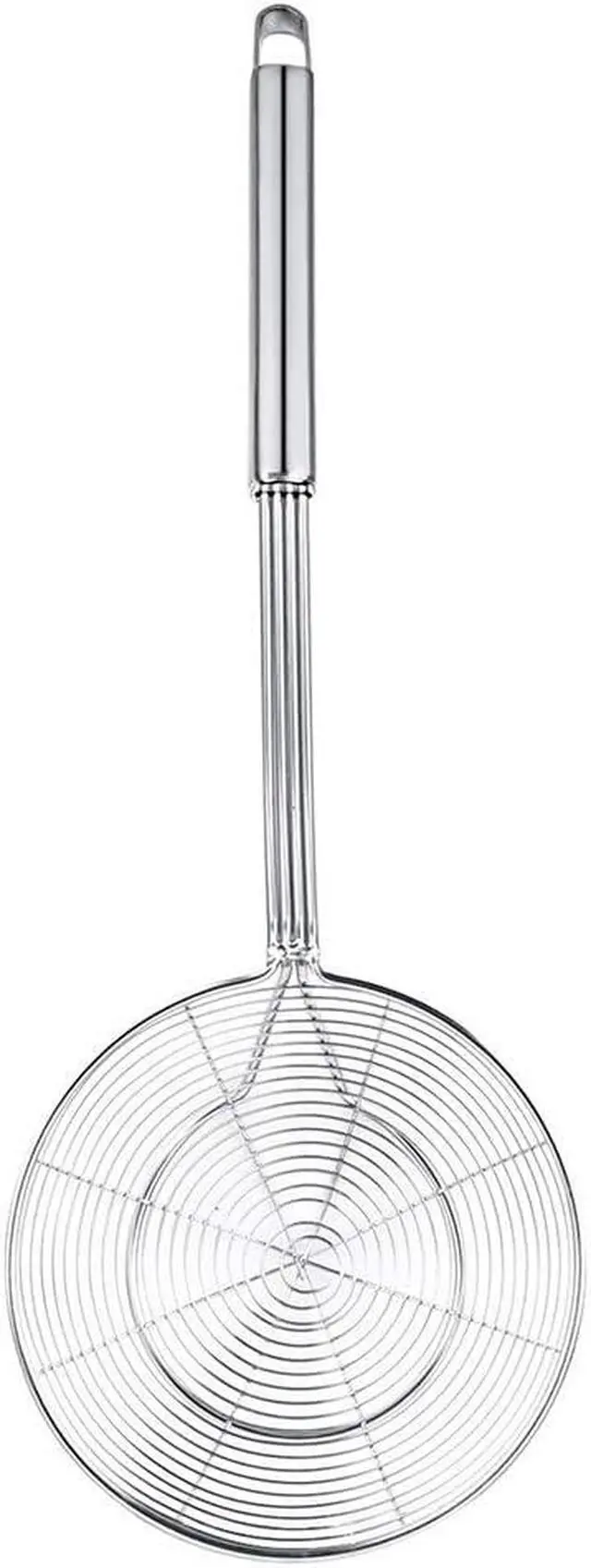Alt view image 2 of 7 - Spider Strainer Skimmer, Swify Stainless Steel Asian Strainer Ladle Frying Spoon with Handle for Kitchen Deep Fryer, Pasta, Spaghetti, Noodle, 5.5 Inch