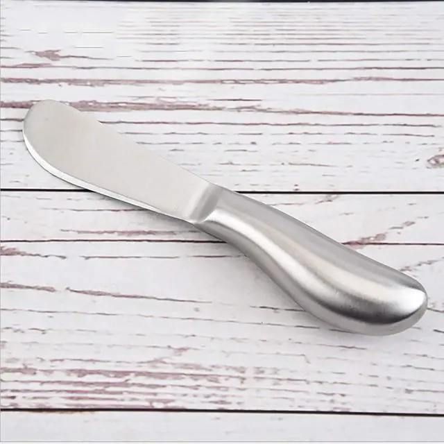 Alt view image 4 of 7 - VANRA Spreader Knife Set 4-Piece Butter Knife Stainless Steel Cheese Knife Set Small Bread Cream Knives 5.3-inch