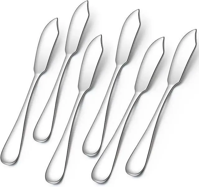 Main image of AOOSY Butter Knife,Cute Mini 5.91In Stainless Steel Cheese Knife,Packs of 6