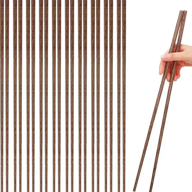 Main image of 16.5 Inch Long Wooden Chopstick - 10 Pairs, Ideal for Hot Pot, Frying, Noodles