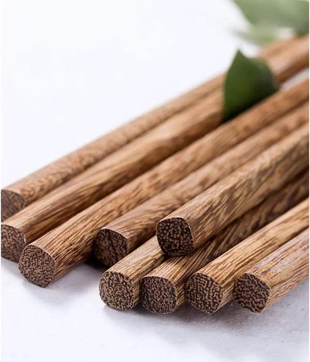 Alt view image 4 of 7 - 16.5 Inch Long Wooden Chopstick - 10 Pairs, Ideal for Hot Pot, Frying, Noodles