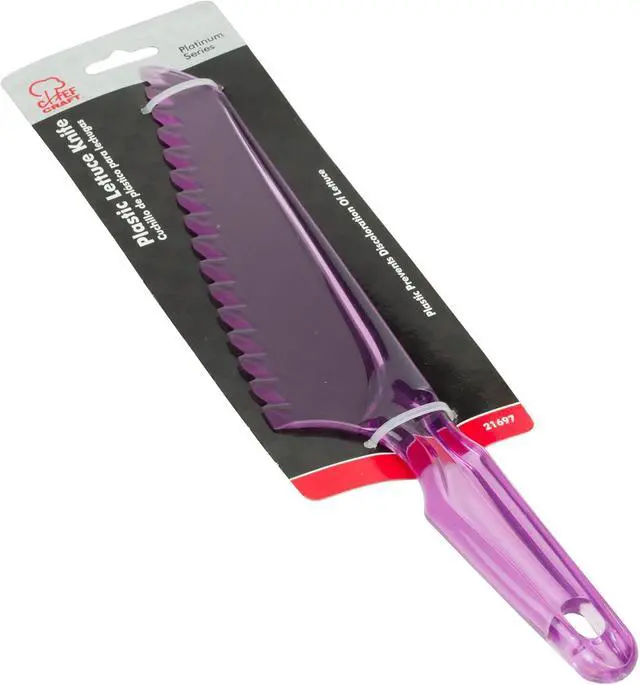 Alt view image 2 of 2 - Chef Craft Select Plastic Lettuce Knife, 7 inch blade 12 inches in length, Color May Vary
