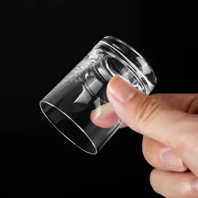 Alt view image 2 of 6 - KAMMAK Shot Glasses Set of 2, Clear Espresso Shot Glass with Heavy Base