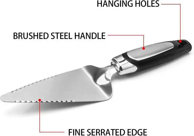 Alt view image 3 of 7 - 2PCS Cake Cutter And Pie Server, Stainless Steel Pie Cutter For Desserts