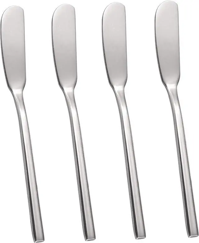 Main image of Butter Knife, Stainless Steel Set of 4,6.5 Inch for Easy Serving