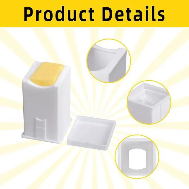 Alt view image 3 of 7 - codree 3 PCS Butter Spreader Dispenser-Corn Butter Holder with Built-In Cover-Spreads Butter Dispenser on Waffles Toast Pancakes Bagels