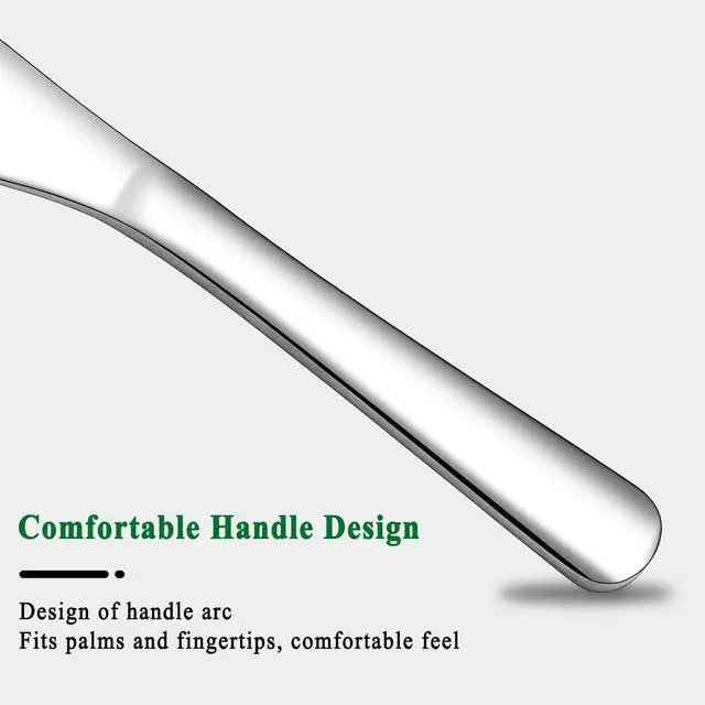 Alt view image 4 of 7 - HOMQUEN Stainless Steel Butter Knife, Butter Spreader, Butter Knives, Butter Spreader Knife for Kitchen Restaurant Party, Kitchen Gadgets, Set of 6