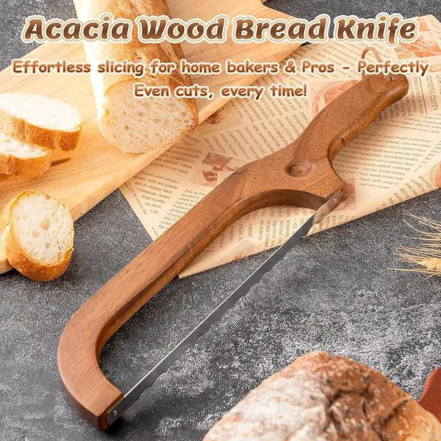 Alt view image 2 of 7 - Bread Knife for Homemade Bread 14.5'' Sourdough Bread Knife Bread knives
