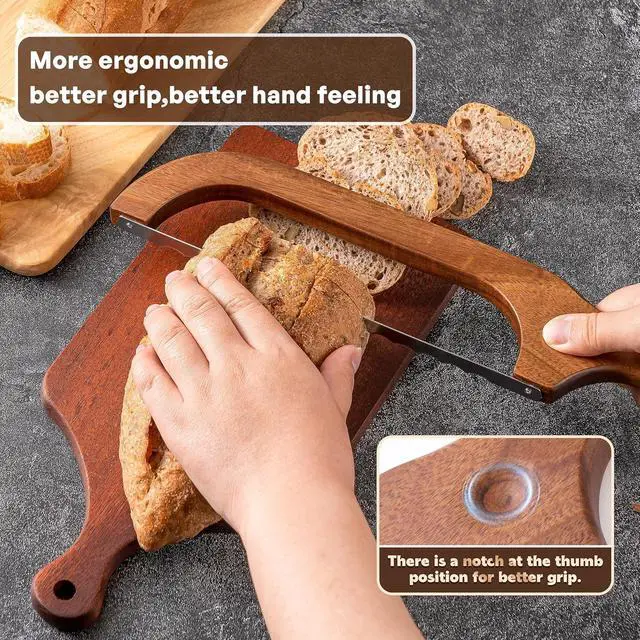 Alt view image 5 of 7 - Bread Knife for Homemade Bread 14.5'' Sourdough Bread Knife Bread knives