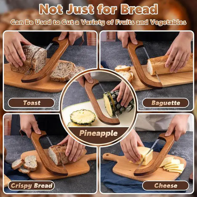 Alt view image 6 of 7 - Bread Knife for Homemade Bread 14.5'' Sourdough Bread Knife Bread knives