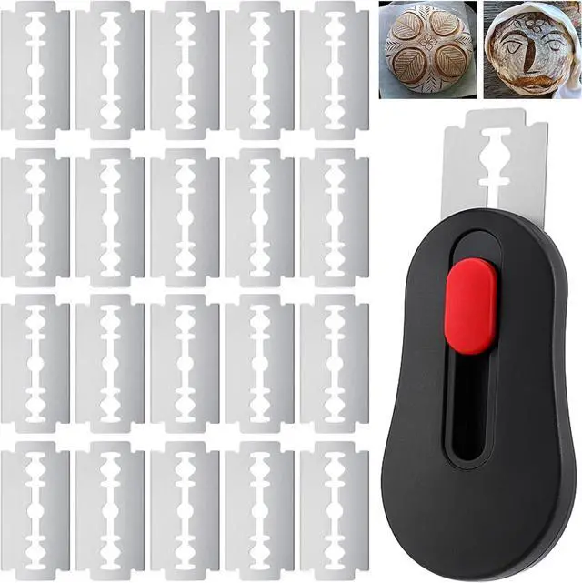Main image of SUMAJU Magnetic Bread Lame with Extractable Blade - 20 Razor Blades,Dough Scoring Tool for Sourdough Breads baking & Bread Making Tools