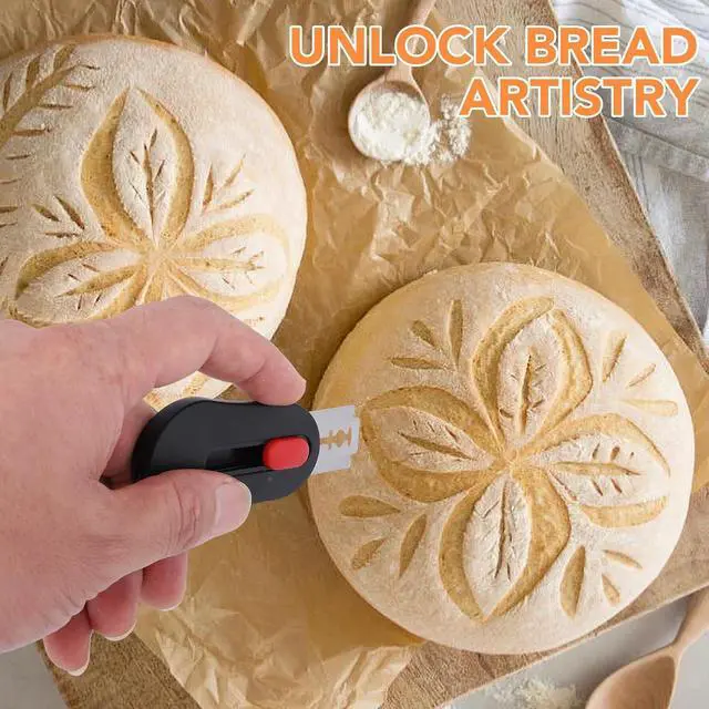 Alt view image 2 of 7 - SUMAJU Magnetic Bread Lame with Extractable Blade - 20 Razor Blades,Dough Scoring Tool for Sourdough Breads baking & Bread Making Tools