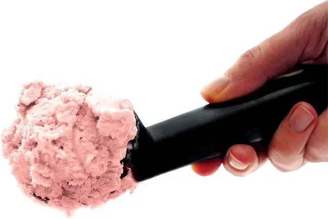 Alt view image 3 of 3 - Norpro, black Nonstick Anti-Freeze Ice Cream Scoop, 7in/18cm