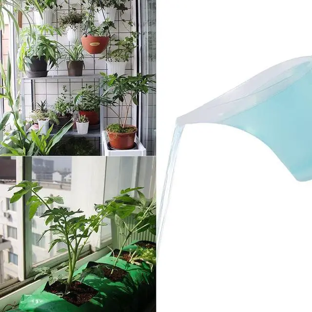 Alt view image 5 of 7 - 4 Pack Plastic Funnel Pitcher,Measuring Cup with Long Spout,Large Capacity Easy Pour Cup,Perfect for Bakeware Mold,Oils,Watering Plants(1000ml)