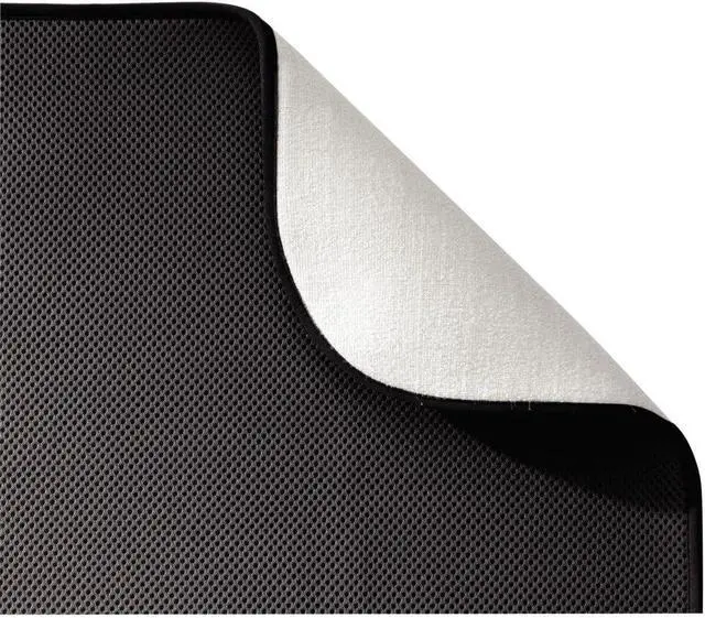 Alt view image 4 of 5 - iDesign Fabric Mini Kitchen Countertop Dish Drying Mat, Black
