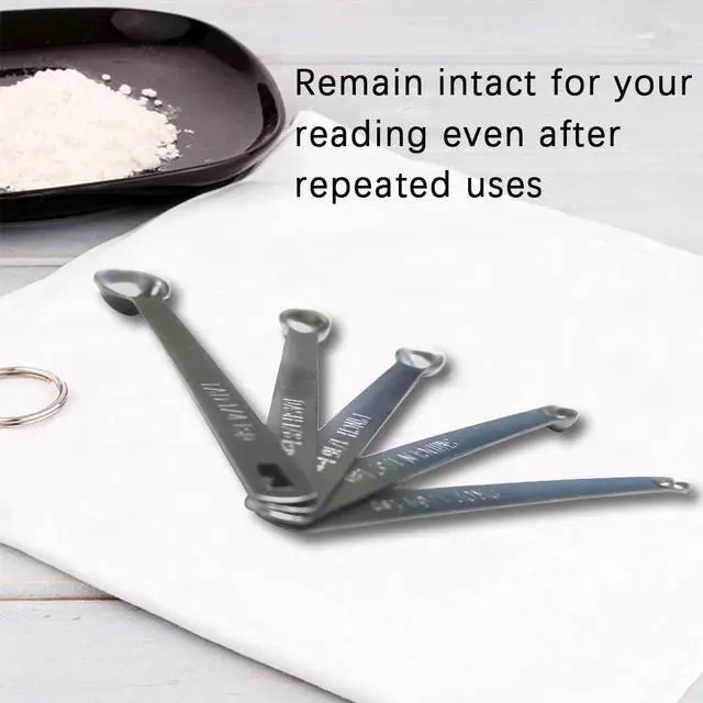 Alt view image 5 of 5 - 1Pack Mini Measuring Spoon Set, Small Teaspoon for Tiny Measurement