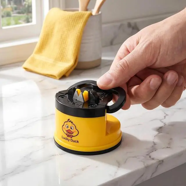 Alt view image 5 of 7 - Hands Free Knife Sharpener with Suction Cup