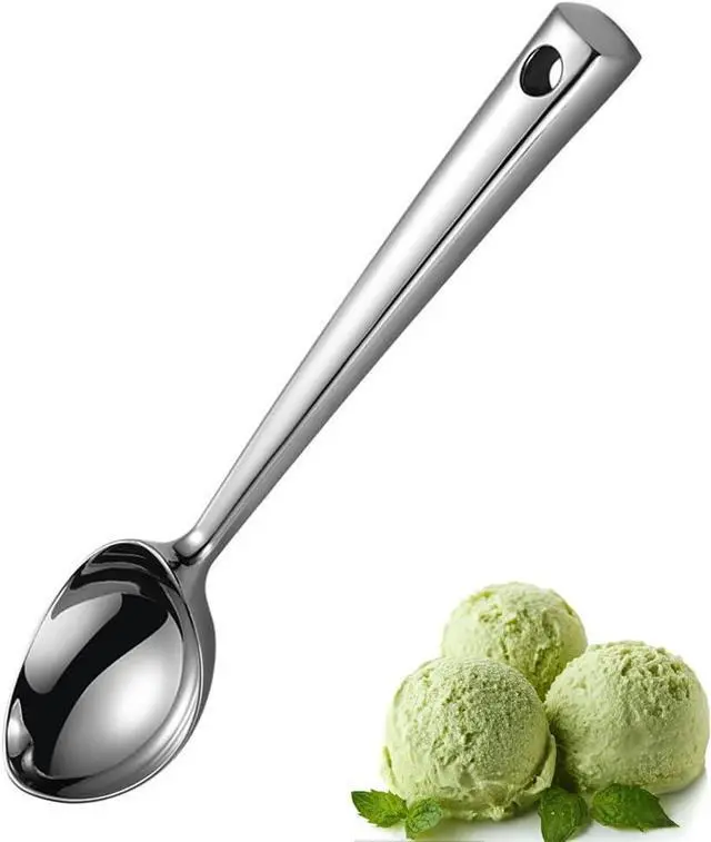 Main image of Leden Heavy Duty Metal Ice Cream Scoop with Solid Handle Non-Stick