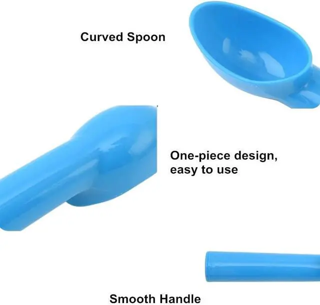 Alt view image 4 of 7 - 4 Pack Plastic Ice Cream Scoop Nonstick Anti-Freeze Ice Cream Scooper for Fruits, Watermelon, Yogurt, Melon Ball, Sorbet Spoon Kitchen Tool (Orange, Green, Blue, Pink)