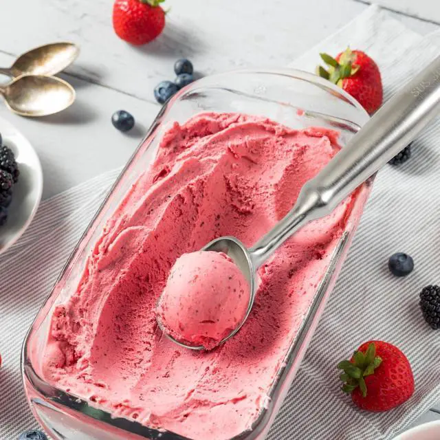 Alt view image 4 of 7 - 304 Stainless Steel Ice Cream Scoop with Ergonomic Handle