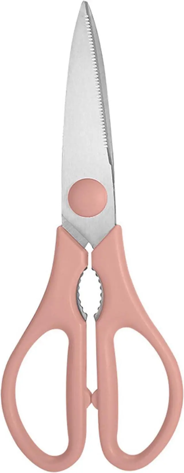 Main image of Pink Kitchen Shears, 8.5" Heavy Duty All Purpose Stainless Steel Scissors