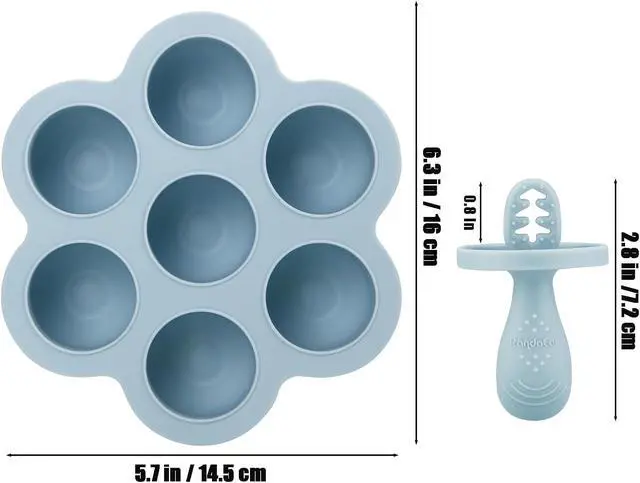 Alt view image 5 of 7 - PandaEar Silicone Popsicle Molds for Toddlers, Baby Ice Pop Maker