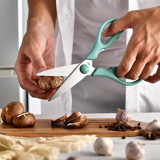 Alt view image 3 of 7 - Pink Kitchen Shears, 8.5" Heavy Duty All Purpose Stainless Steel Scissors