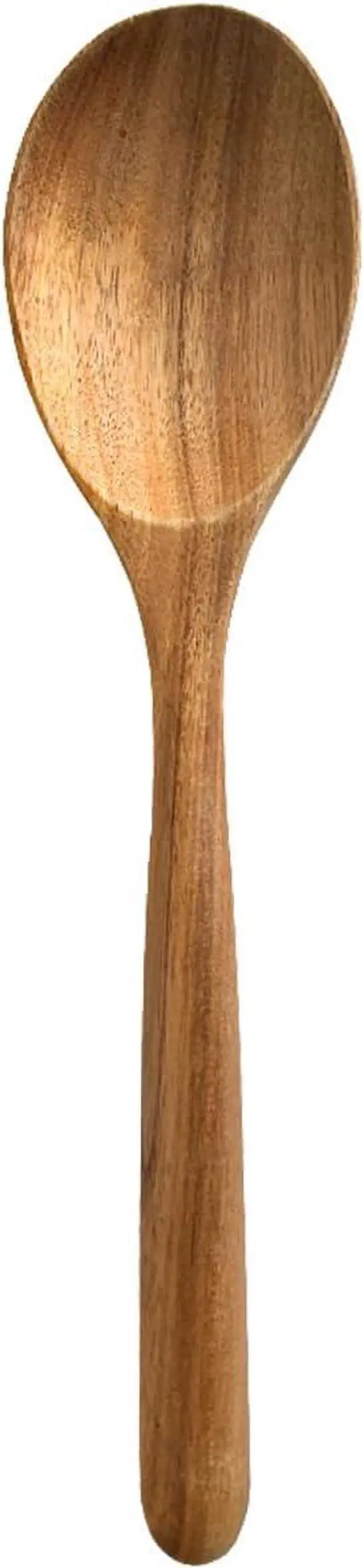 Main image of Wood Spoon, Healthy Acacia Wooden Cooking Spoons, Durable Kitchen Serving Spoon Scooper, Non Scratch Wood Ladle Tableware For Cooking, Serving Salad, Stirring Soup, Easy to use