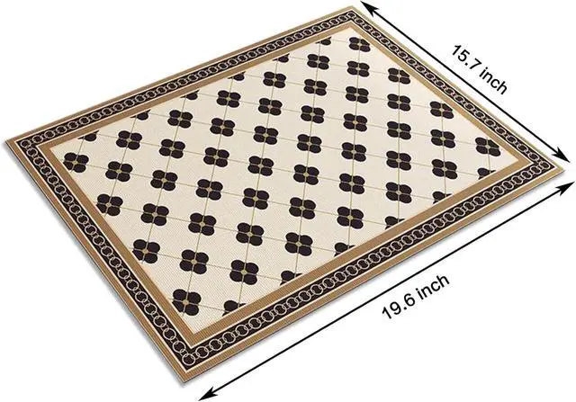 Alt view image 3 of 7 - Dish Drying Mat, Coffee Bar Mats for Countertop, Cabinet Mats