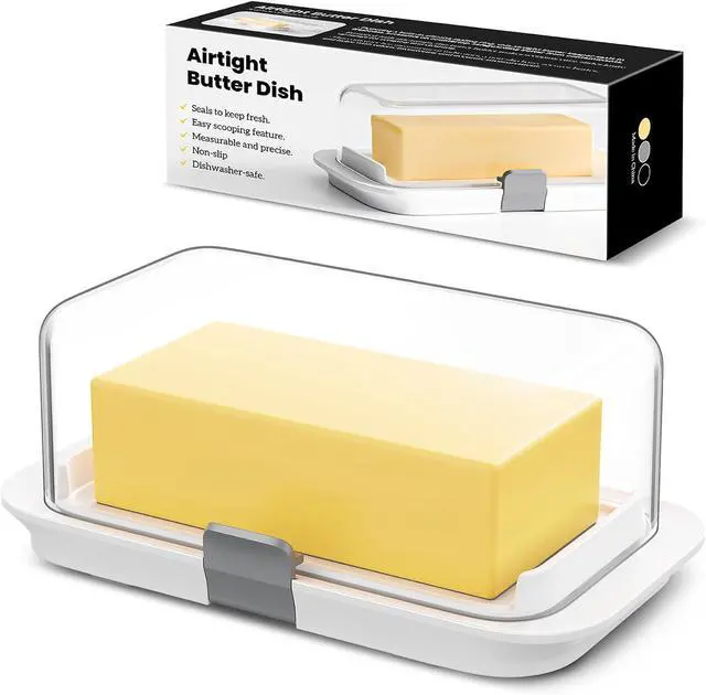 Main image of Pisol Large Butter Dish Airtight with Lid for 4 Sticks (1 lb ) Butter