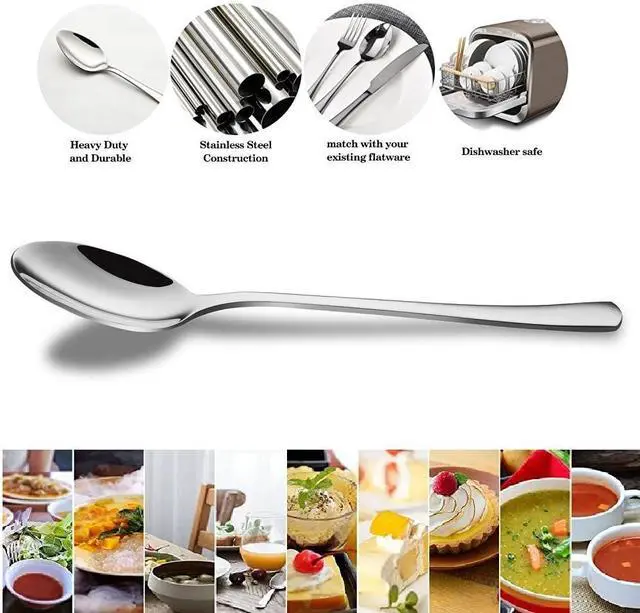 Alt view image 3 of 6 - Demitasse Espresso Spoons,12-piece Mini Coffee Tiny Stainless Steel Spoons Bistro Small Spoons for Dessert, Tea, Appetizer(4.7Inch)